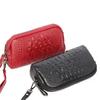 Elegant Long Women's Genuine Leather Clutch Wallet with Thin Korean Style Zipper