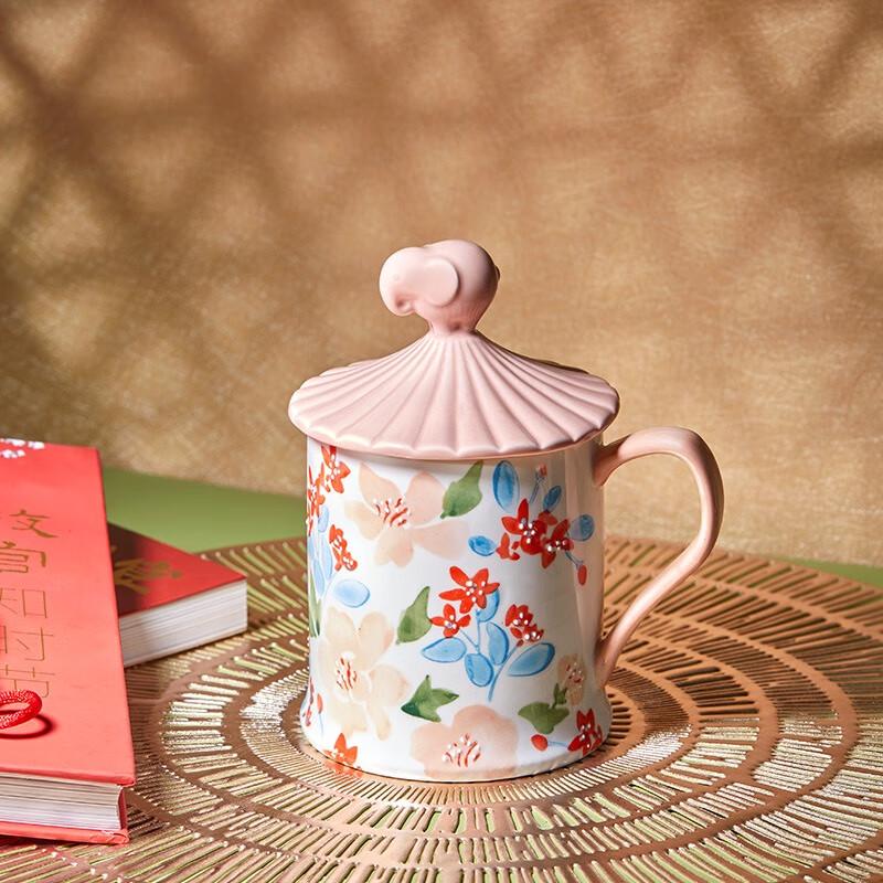 JOYYE Elephant Auspicious Beast Ceramic Mug