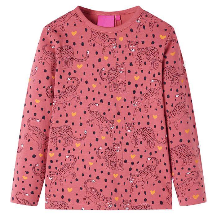 Children's Long-sleeved Pyjamas Old Pink 92/104/116/128/140