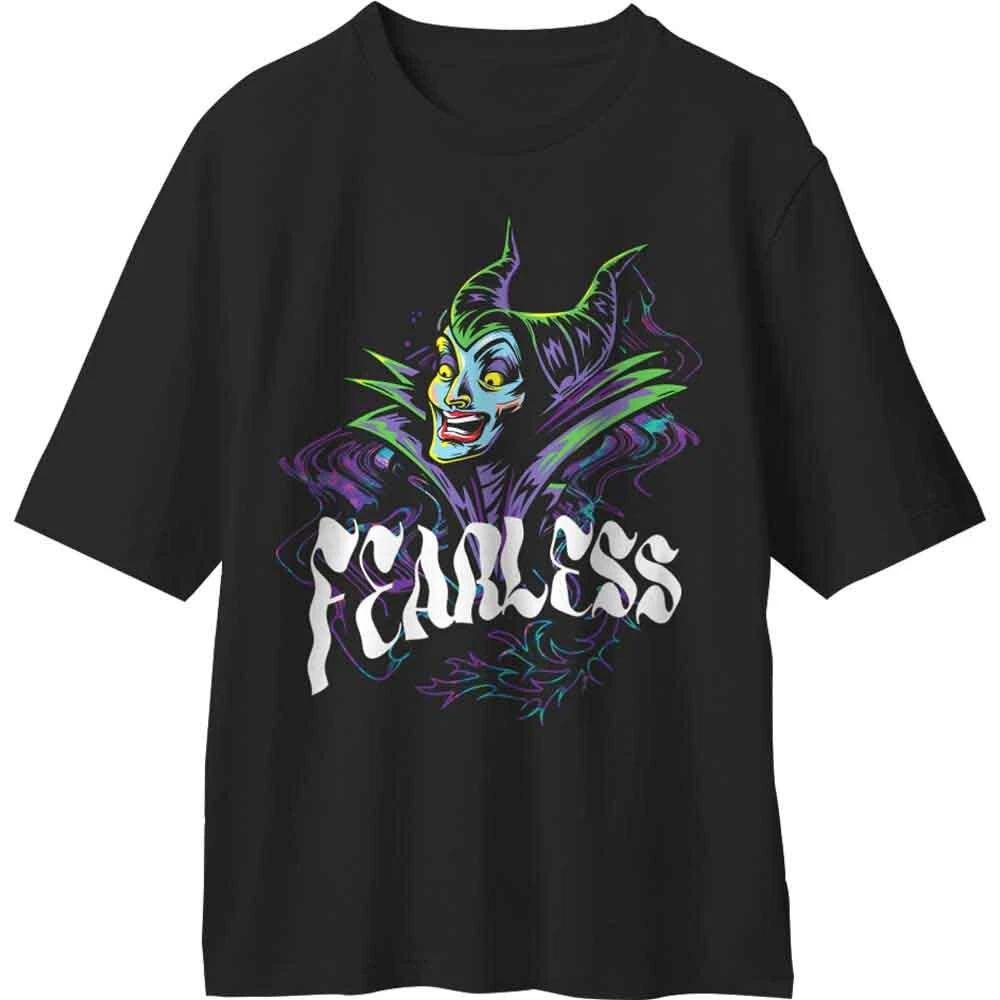 Disney Unisex T-Shirt: Sleeping Beauty Fearless Maleficent (Medium) XL