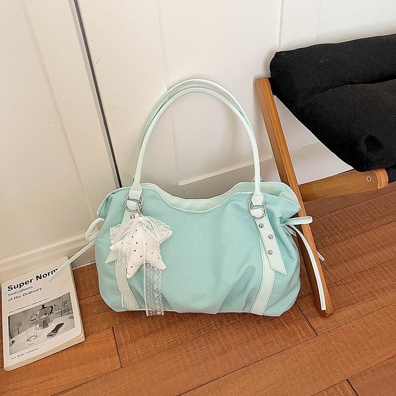 Girls' Style Bow-shaped Handbag, Cute Cross-body Bag for Women, Fashionable Commuter Bag