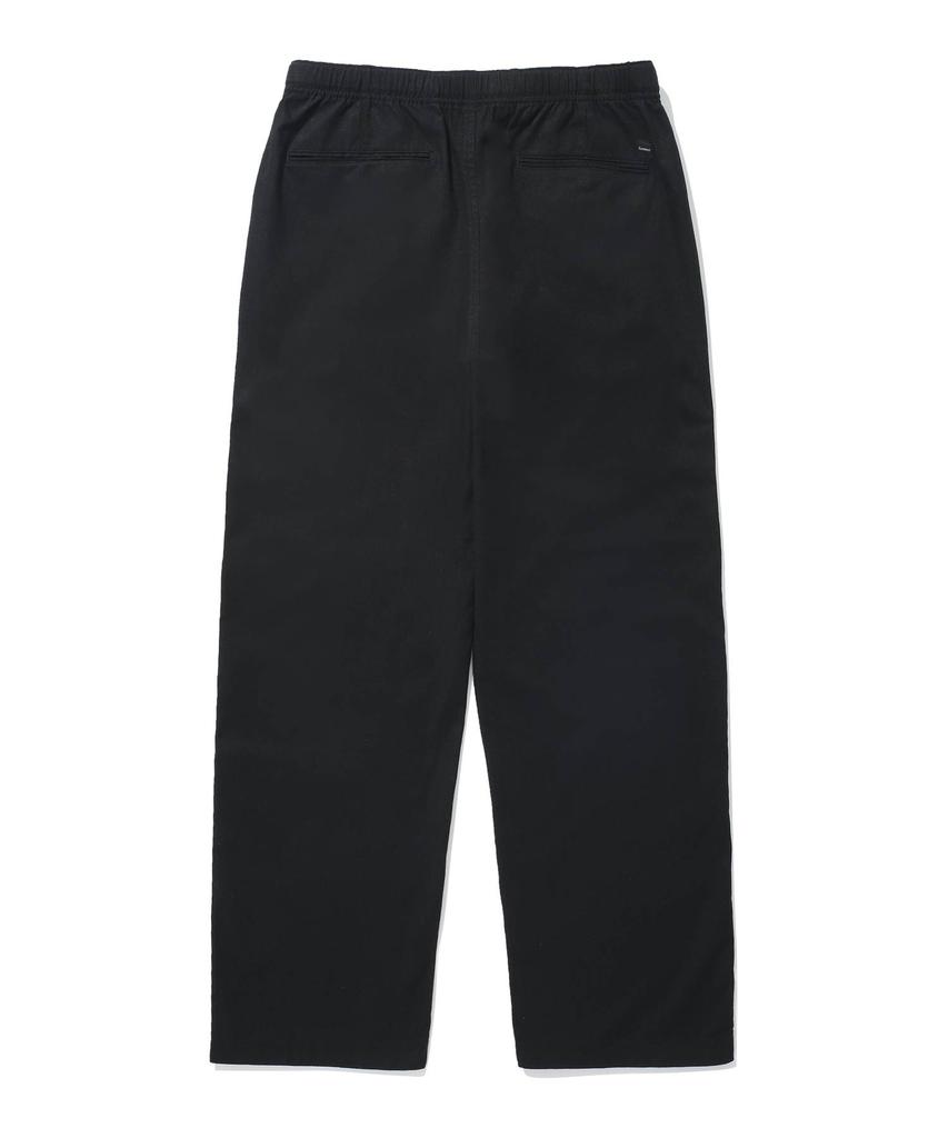 COVERNAT Chino Semi-Wide Buckle Pants Black