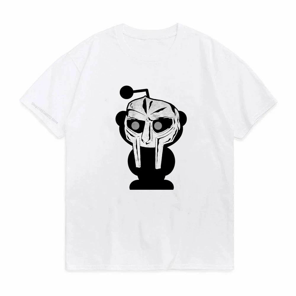 Mf Doom Rapper T Shirt Vtg Mf Doom Music Rap Tee Short Sleeve O Neck Loose Unisex Tshirt Ladies Tee Shirt Tops Camisetas Mujer S