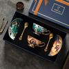 Shangqi Bird Design Ceramic Coffee Cup & Saucer Gift Set