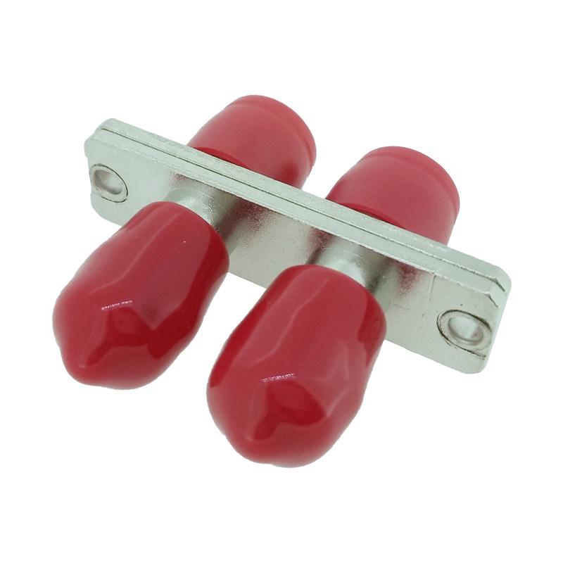 Fiber Optic Connector Adapter Flange Plug Coupler, Single/Multi-mode, Single/Double Core Options