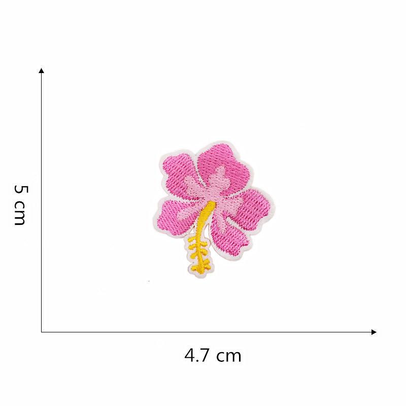 Vyšívaná látková nášivka: Kaktusové peří design pro opravu oblečení a kalhot