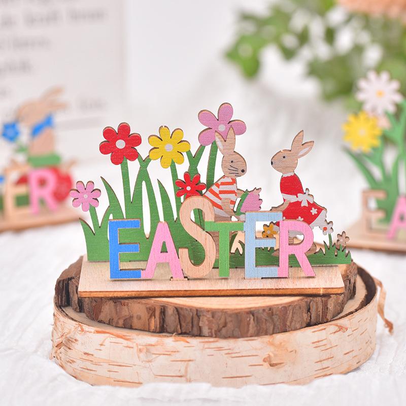 Easter, New Design, Creative Wood, DIY Easter Crafts, Desktop Decoration, Easter Bunny, Home Decoration Ornaments