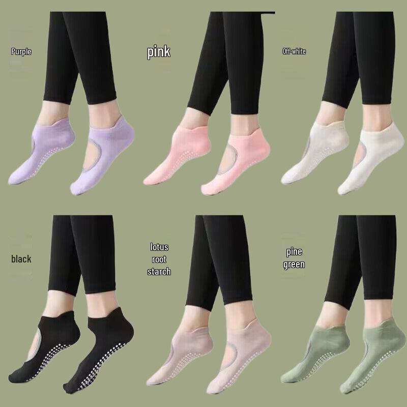 Non-Slip Yoga Pilates Socks for Indoor Dance and Sports - Summer Edition