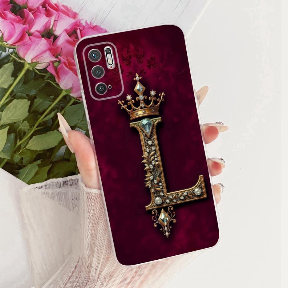 For Xiaomi Redmi Note 10 5G Case Note 10T New Luxury Letters Cover Soft Slim Phone Case For Xiaomi Redmi Note 10T Note10 5G Bags