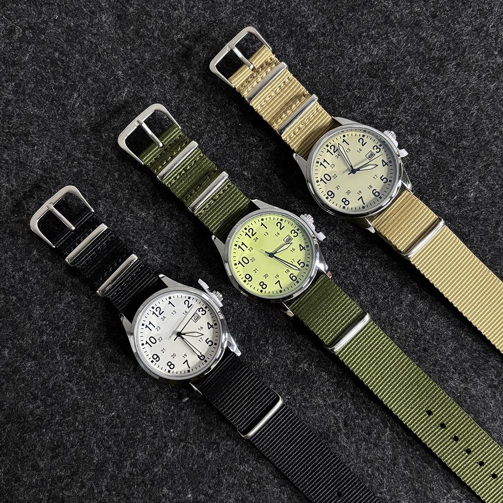 New Military Retro Men's Quartz Watch High-End Stainless Steel Waterproof C3 Ladies' Wristwatch Reloj Hombre