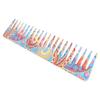 Wide Tooth Comb Exquisite Pattern Travel Portable Hair Detangling Comb Styling Tool for Wet Dry Hair