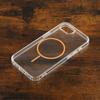 For iPhone 16e Magnetic Case Acrylic TPU Clear Phone Back Cover