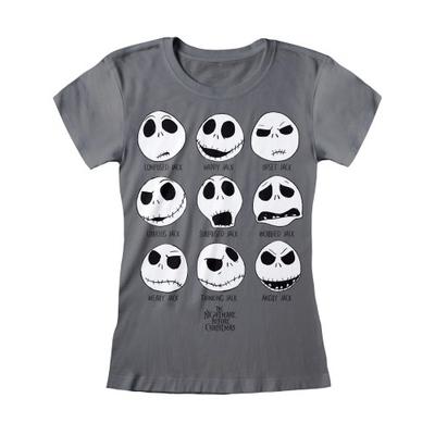 Nightmare Before Christmas Camiseta feminina/senhora Jack Skellington