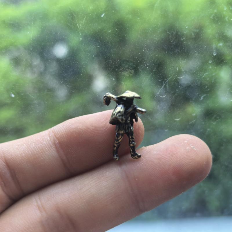 Kupferbeschichtetes Altes Alpines Fließendes Wasser Ritterlich Antik Kleine Verzierung Felsgarten Wasser- und Landbecken Mikrolandschaft Bonsai