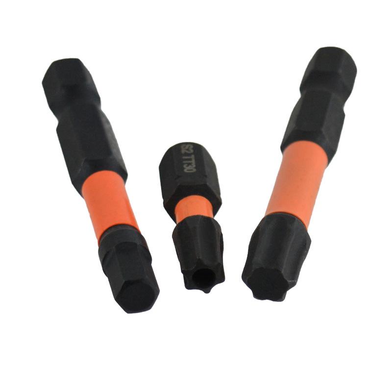 26-teiliges 1/4" Sechskant Schaft Torx Bit Set, 25mm & 50mm, Massiv & Hohl, S2 Legierter Stahl