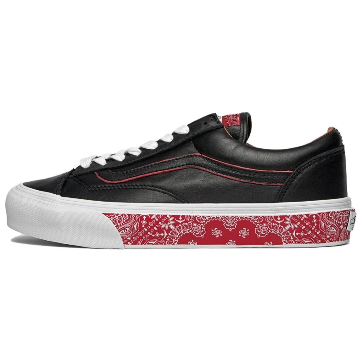 Vans OG Style 36 LX Bandana Black Racing Red Men s VN0A5FC3IZQ EU 40
