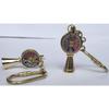 Antique Brass Telegraph Keychain – Vintage Gift for Lovers, Friends & Family