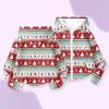 Children's Fashion Christmas Printed Long Sleeved Hooded Sweatshirt, Girls' Hoodie Jacket