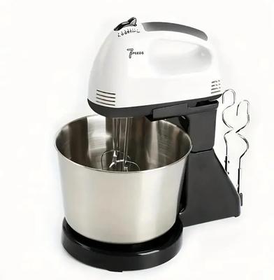 Schneebesen mit Trommel Elektrischer Haushaltsmixer-Set 7-Gang-Elektro-Handmixer mit 2 Knethaken und Rührbesen