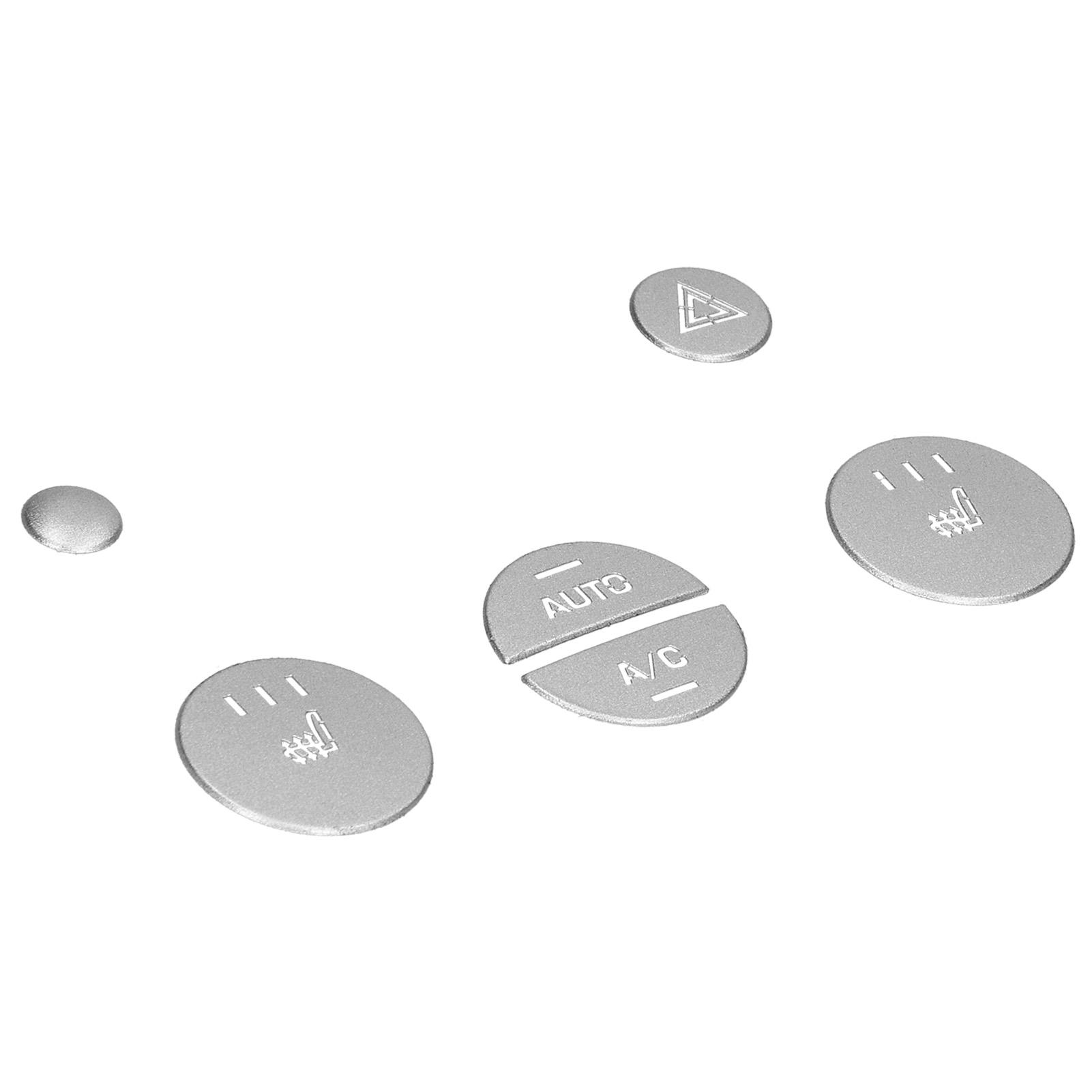 6pcs Center Console Knob Cover Trim Replacement for Land Rover Range Rover Evoque 2012‑2018