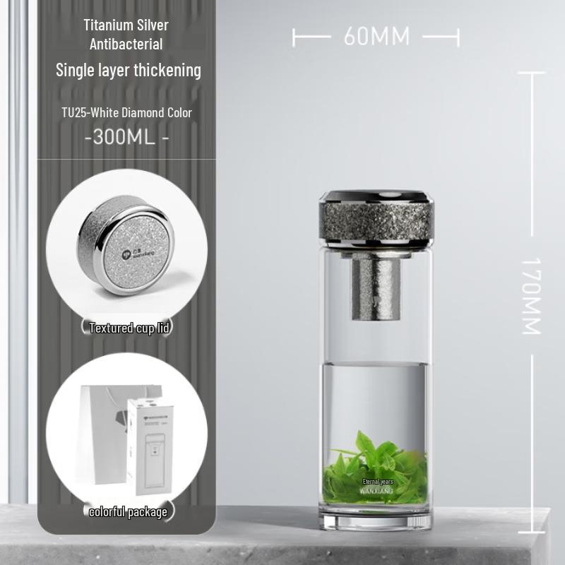 Vientiane Antibacterial Borosilicate Glass Cup