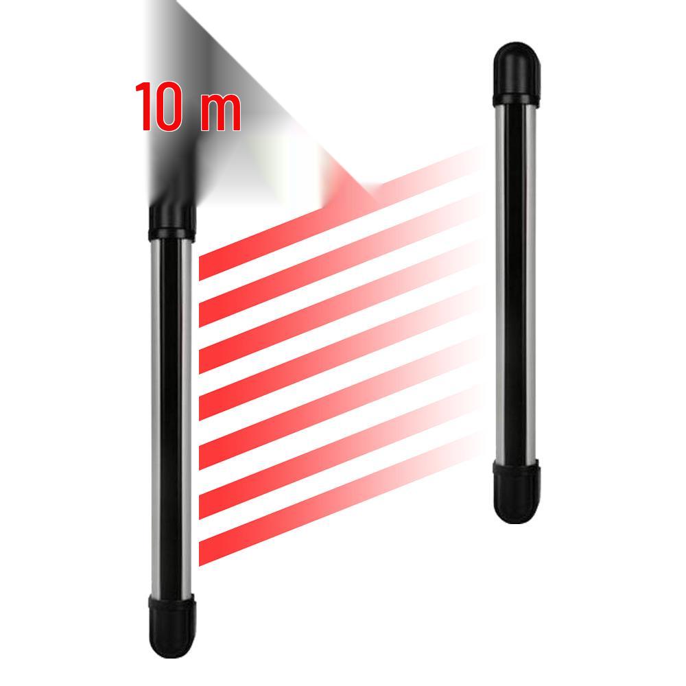 

Бездротова інфрачервона двопроменева електронна сигналізація огорожі 433 МГц