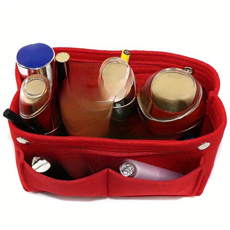 Multifunction Insert Makeup Bag Women Travel Inner Purse Cosmetic Bags For Ladies Portable Storage Organizer Tote 2024