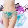 4Pcs Plus Size Lace Flower Underpants Transparent Underwear for Women Lace Seamless Briefs  Gifts