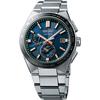 Seiko Men's SBXY053 (ASTRON NEXTER Solar Radio World Time Men's Metal Band) Round Watch Silver