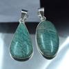 Amazonite Antique Oval-Pear 84.05 Ct Pendant Healing Stone 925 Silver Gemstone AR-1715-S