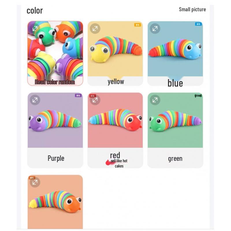 Cross-Border Rainbow Smile Face Stress Ball Toy for Kids