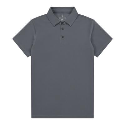 Revers Homme Couleur Unie Simple Décontracté T-shirt à Manches Courtes Polo