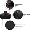Tesla modelY Car Lift Jack Stand Almofadas de borracha pretas Borracha Slotted Floor Jack Pad Quadro Adaptador de trilho Universal
