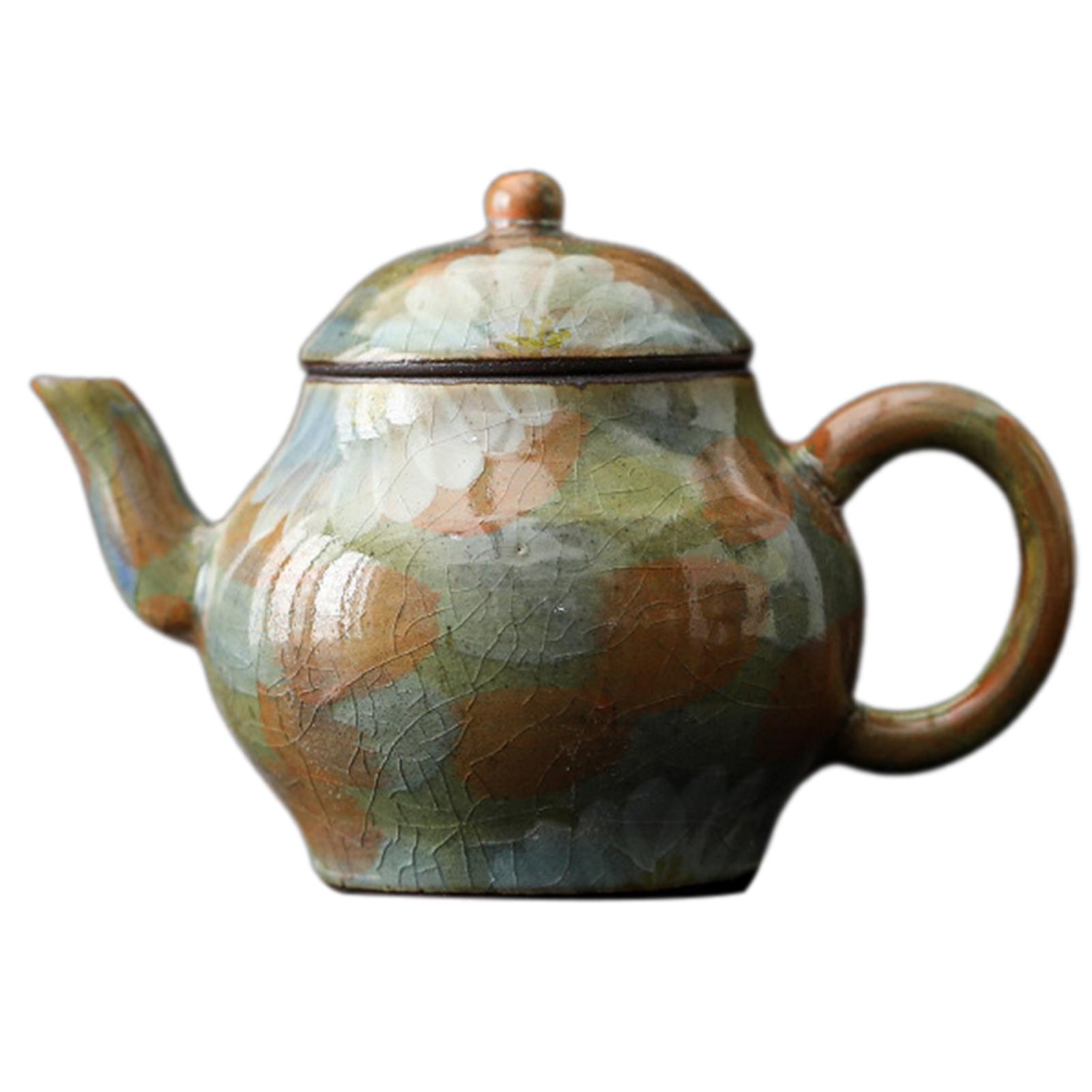 

Hand-made Small Daisies Teapot Japanese Retro Small Filter Hand Pot Present For Tea Lovers