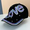 New Spring and Summer Diamond-set Casual Face Small Baseball Cap Women's Fashion Cap with Diamond