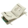 Zipper Travel Jewelry Storage Bag Multiple Compartments Clutch Bag Earrings Container  Woman