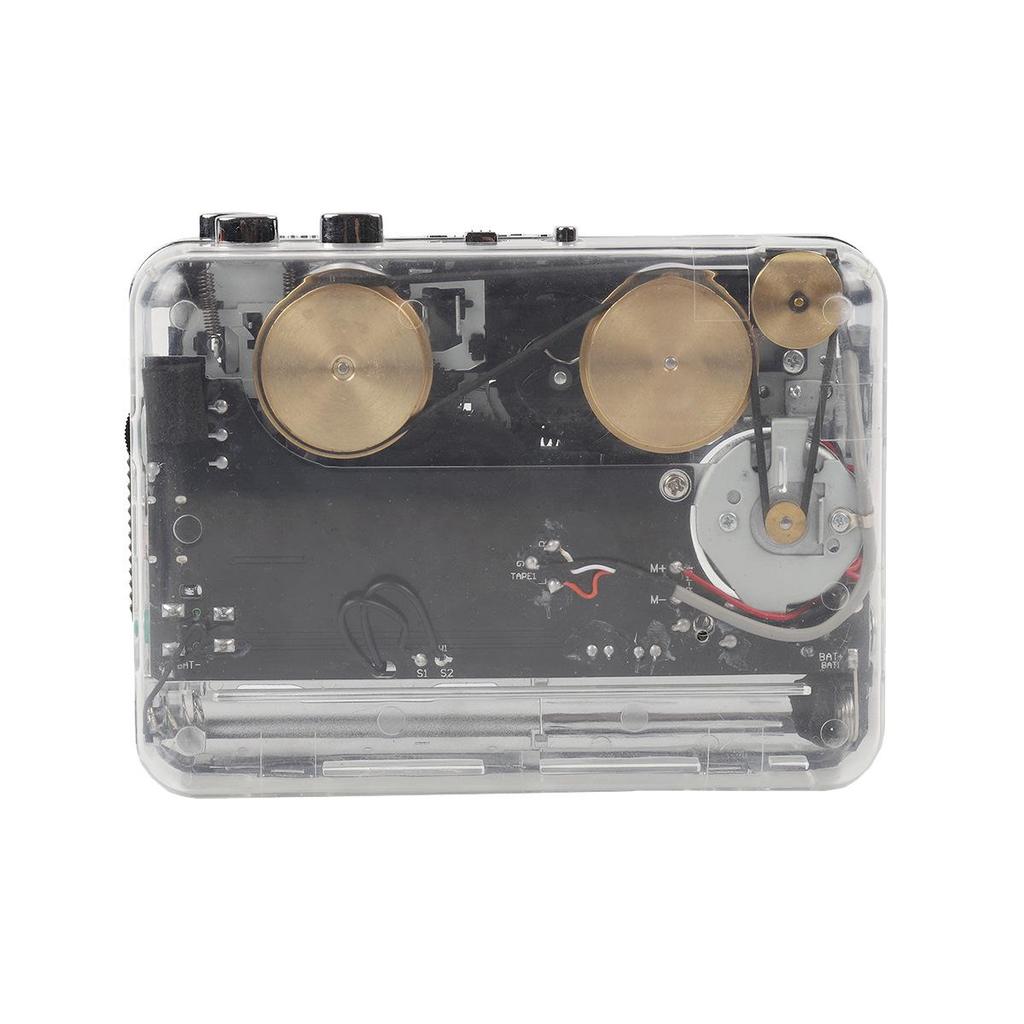 Transparent Classic Cassette To MP3 Player with Type-C Interface
