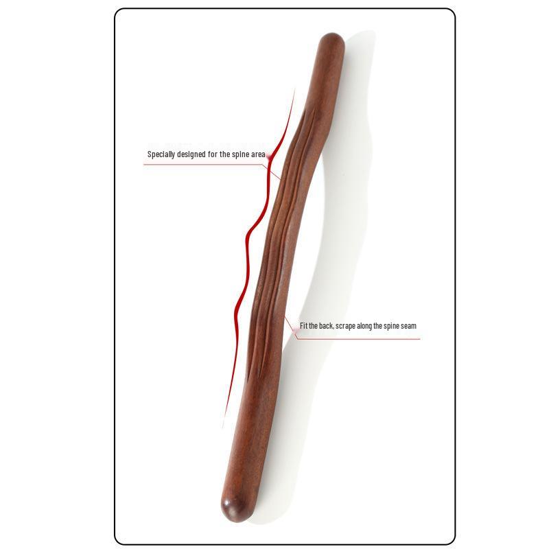 Santalová masážní tyčinka: Univerzální škrábka na záda a meridiánová tyč