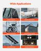 12V Linear Actuator, 1016mm Stroke IP65 Waterproof Linear Actuator, 3000N 5mm/s Motion Actuators with Mounting Bracket for Solar Trackers, Industrial