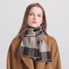 2025 New Cashmere Scarf Women's Small Wide Plaid Versatile Shawl Fashion Autumn and Winter Warm Scarf Can Be