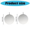 20mm/30mm Stainless Steel Pet Identification Hangtags With Mirror Polisheds Finish Lasers Etcheds For Medicals Accessories