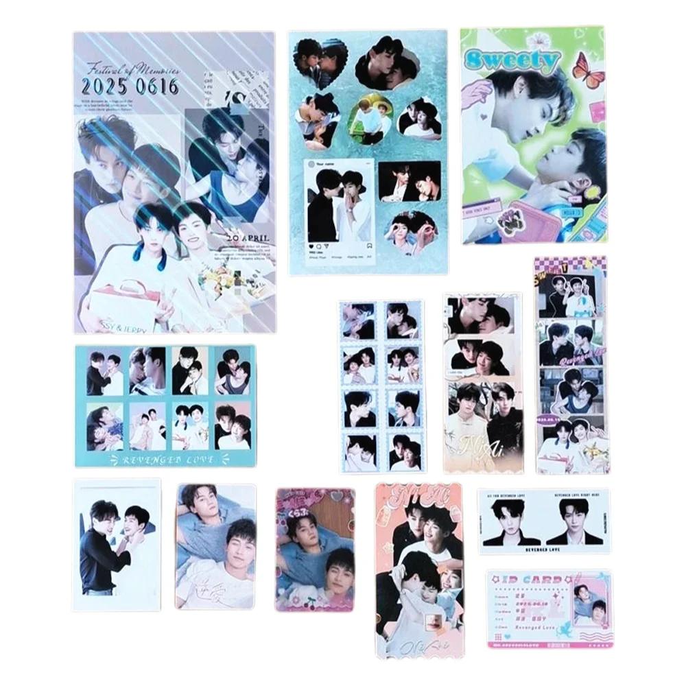 30 Stück/Set Revenged Love Sammel-Materialpaket - Zi Yu & Tian Xuning Postkarten Transparente Karten Lesezeichen Souvenir für Fans