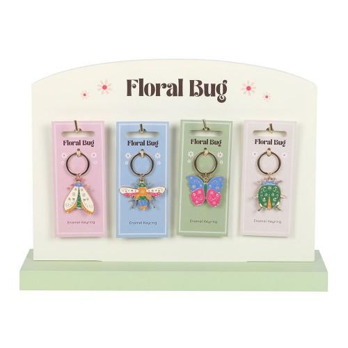Something Different Schlüsselanhänger-Set mit Blumenkäfer (Packung mit 24)