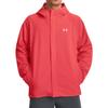 Under Armour Stormproof Cloudstrike Stretch Jacket With Solid Color Logo Print And Zippered Hood Men Jackets 1376066-628