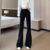Sports micro-flared pants children's spring and autumn new high-waisted and thin horseshoe pants small casual sweatpants