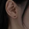 Youngglow 14k quadratischer farbiger Cubic-Piercing