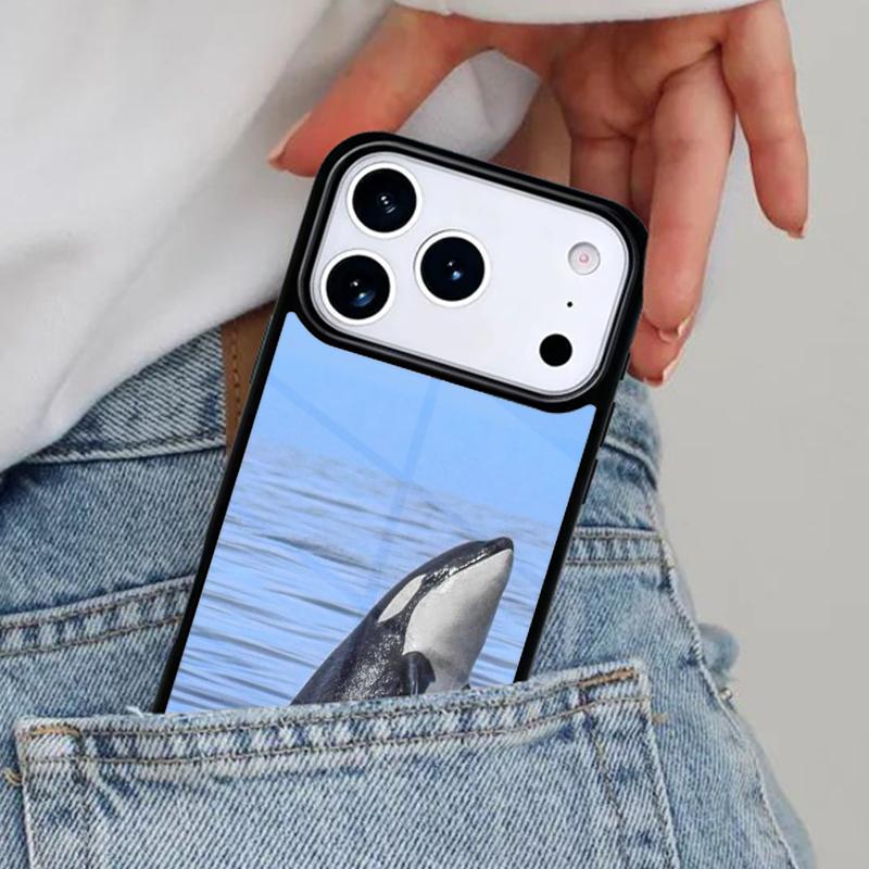 Killer Whale Orca Phone Case for iPhone 17ProMax 12 13 14 15 16e 17 Pro Max Plus Air Cover