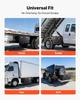 Underbody Truck Tool Box, 1219 x 609 x 609 mm Heavy Duty Steel Trailer Storage Box with Lock & Keys, Waterproof Trailer Storage Organizer Under Body