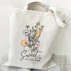 Borsa a Tote in Tela Girasole e Ape Versatile Borsa a Spalla da Sottobraccio per Lavoro Scuola Pendolarismo