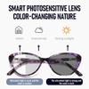 Cat Eye Multifocal Photochromic Reading Glasses Women Anti Blue Light Blocking Presbyopic Eyewear Computer Hyperopia Eyeglasses